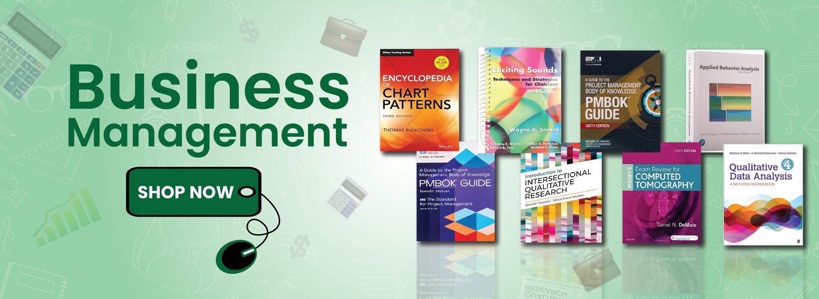 Business Management books banner