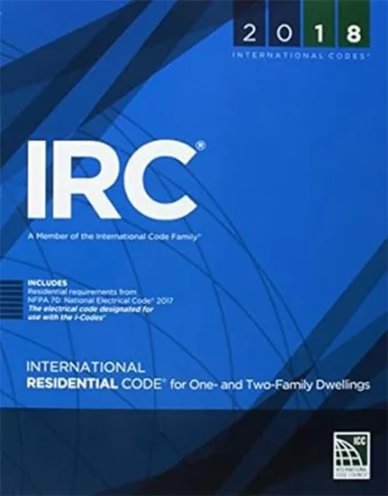 International Residential Code IRC 2018 Book