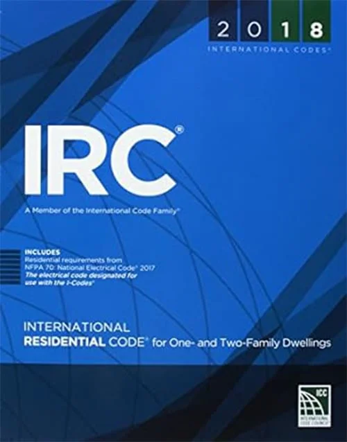 International Residential Code IRC 2018 Book
