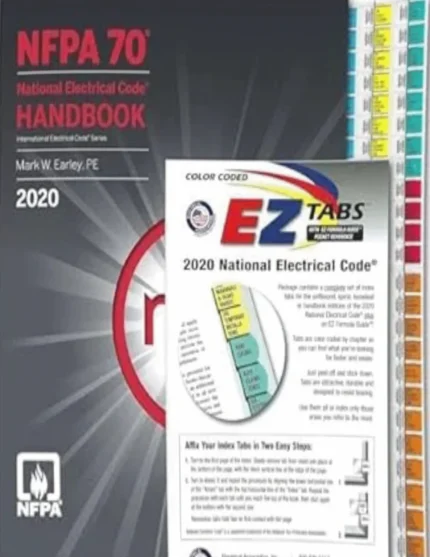 NFPA 70 2020 NEC National Electrical Code Handbook Hardcover with EZ Tabs Book
