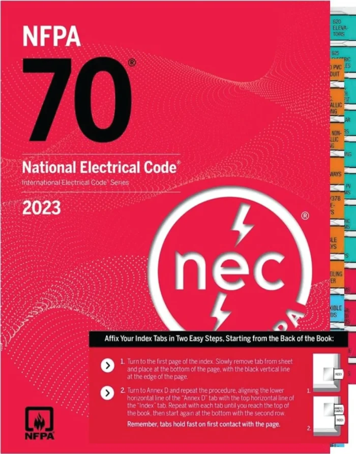 NEW NFPA 70 National Electrical Code NEC 2023 + EZ Index Tabs + 2023