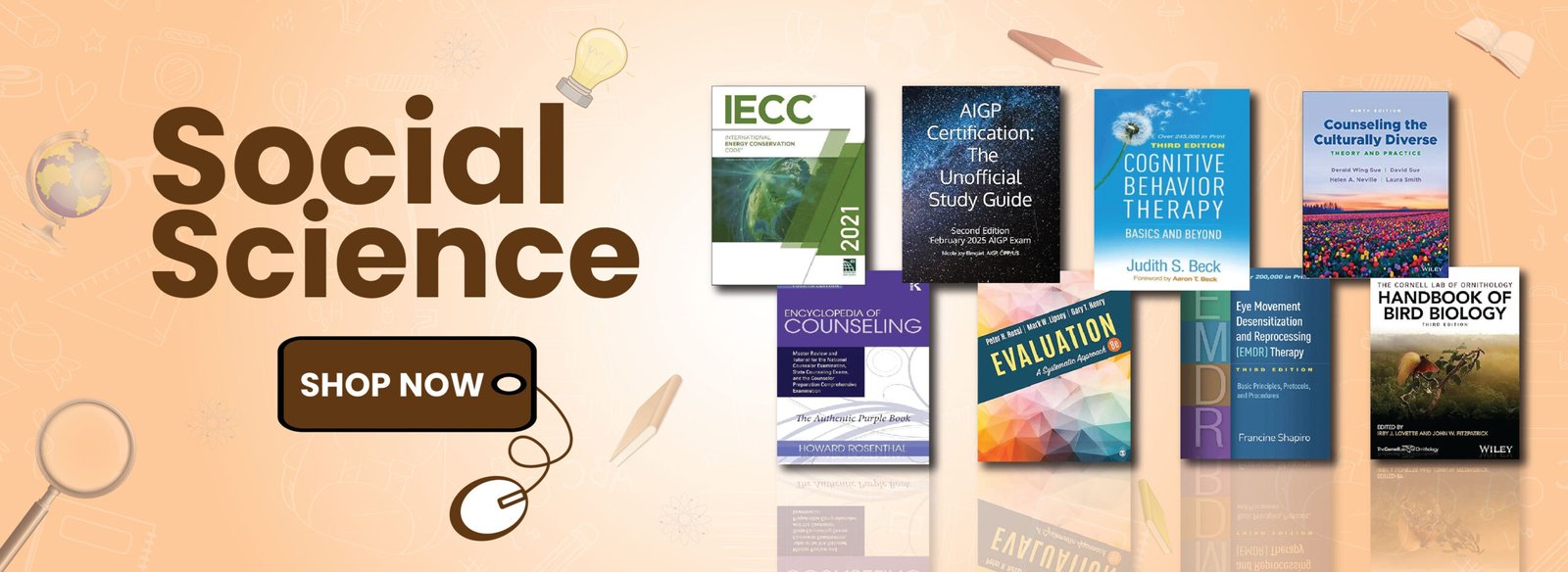 Social Science books banner